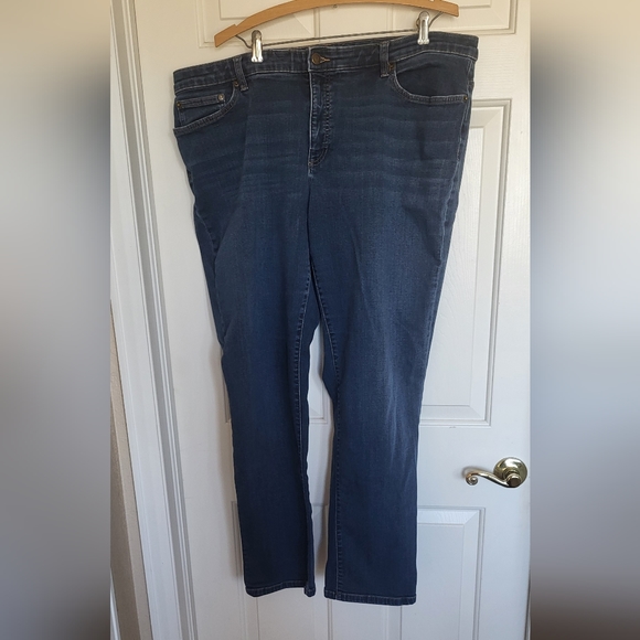 Chaps Straight Leg Jeans, Size 22W - Picture 1 of 7